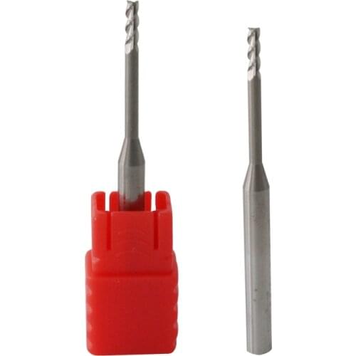 1pcs 2flute HRC55 degree solid carbide end mill long neck milling cutter flat endmill for aluminum process CNC deep processing