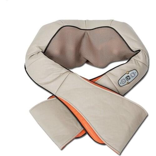 Body Massager belt with Heat Massage shawl U Shape Health Care Products Manual ABS Neck Shoulder Massager
