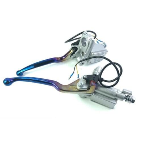 2 x Motorcycle Universal 7/8" Handle Cylinder Lever Left Clutch Right Brake Pump Motorcycle Modification Accessories
