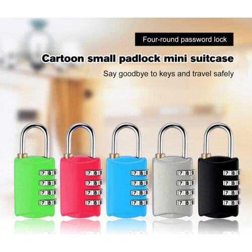 1PC Mini Multifunctional Luggage Suitcase Lock Dial Digit Number Code Combination Padlock Security Travel Safe Password TSA Lock