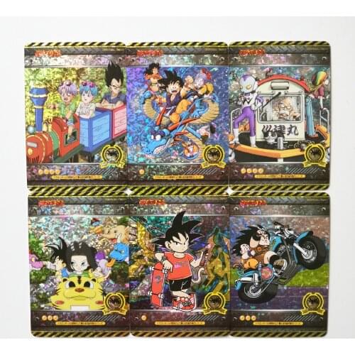 18pcs/set Super Dragon Ball Z Heroes Vehicle Fourth Bomb Battle Card Ultra Instinct Goku Vegeta Game Collection Cards
