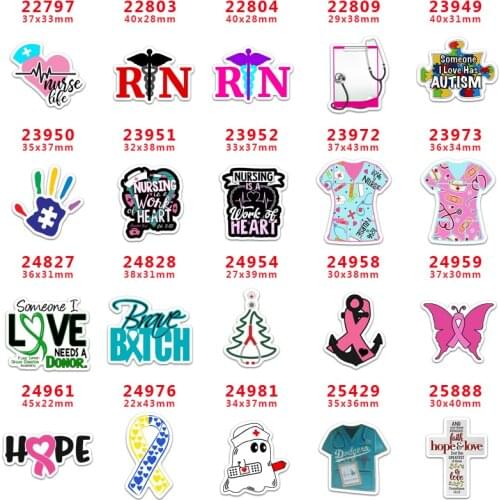 2020 new arrival Free shipping 30 pcs/package printed resin planar flat-back resins for Hair Bow Decoration PR22797