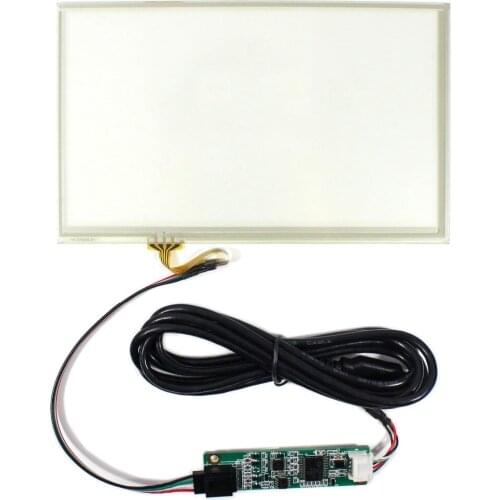 7 inch 4 Wire Resistive Touch Panel with USB Controller Card Fit for 7" LCD ,164.5X99mm , fit such as AT070TN92