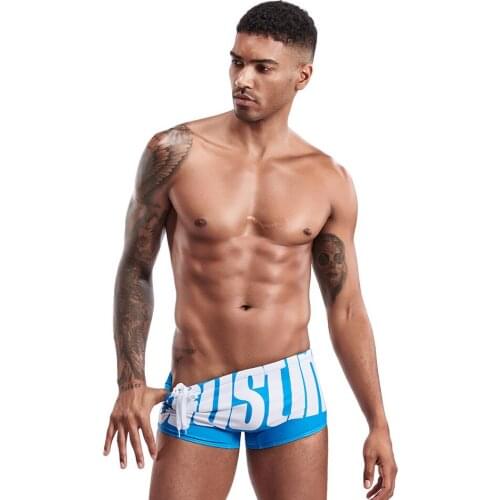 Summer men sexy low waist boxer men swimwer new swimming shorts men swimsuit bikini swim trunks pool beachwear men bathing suit