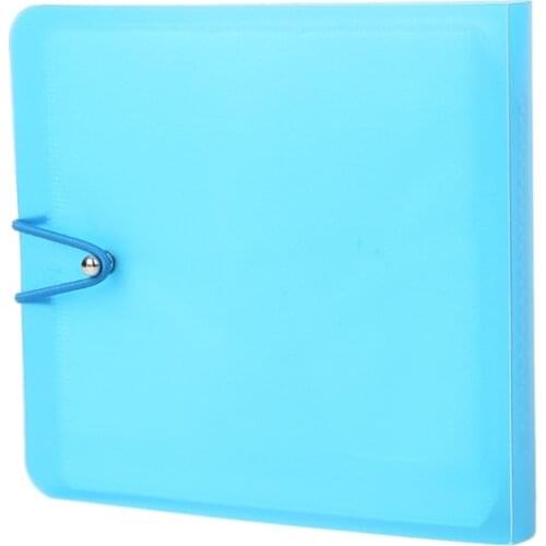 12 Sleeves New Colorful CD DVD Disc Carry Wallet Candy Color Case Holder Storage Cover Bag