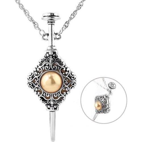 Movie Theme Jewelry The Crimes of Grindelwald Long Necklace Blood League Pendant for Women Men Choker Necklace Jewelry Gift