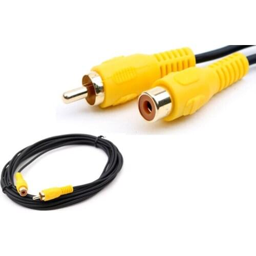 Gold-plated head RCA lotus cable AV video cable Projector TV cable, RCA male/RCA female Cable