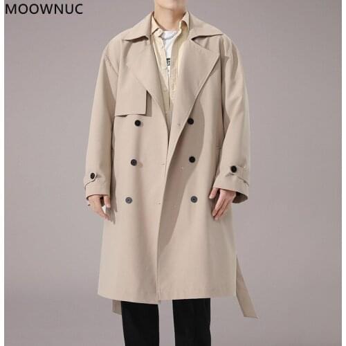 Мужские длинные тренчи Moownuc China At AliExpress