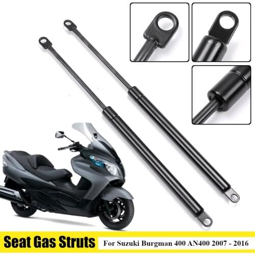 Motorcycle Scooter Seat Adjust Adjuster Shock Lift Strut Bar Support Props Rod Arm Gas For SUZUKI Burgman 400 AN400 2007 - 2016
