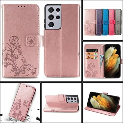 Solid Color Flip Leather Phone Case For Samsung Galaxy S30 S21 S20 Ultra Plus Lite A21 A12 A3 A01 A Quantum M51 M31S M21S Cases