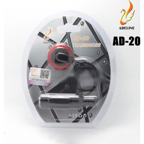 5Pcs Adeline Guitar Pickup AD-20 Guitar Violin Viola Cello Banjo Contact Micro Electronic Pickup with Strap Button Hanger