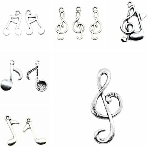 Sejuani diy charms for jewelry making kit pendant for bracelet jewelry accessories Heart Musical Note Charms
