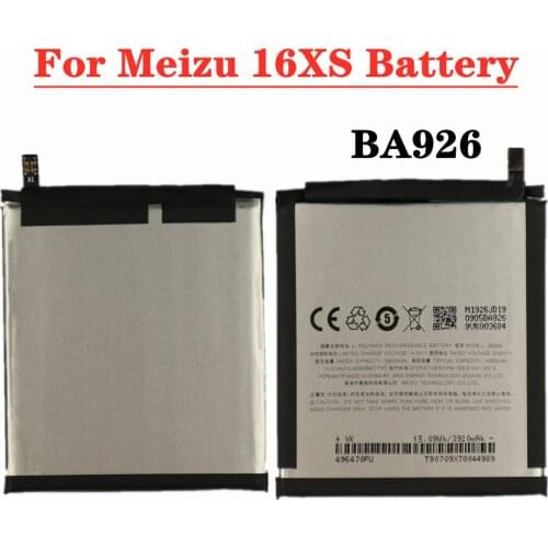 BA926 Replacement Battery For Meizu 16XS M926 M926H M926Q M1926 Battery 4000mAh High Capacity Batteries