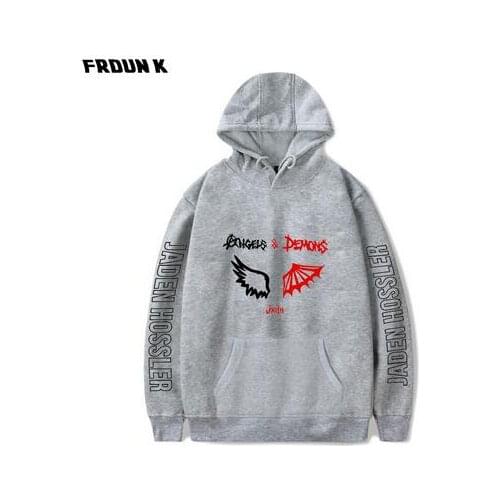 JADEN HOSSLER Angels & Demons By Jxdn Wing Hoodie Sweatshirt Men Women Clothes Casual Angels & Demons Hoodie Tracksuits Men