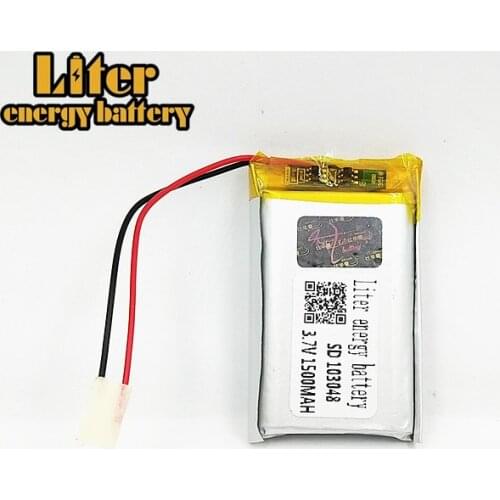 1/2/4Pcs 3.7V 1500mAh 103048 Rechargeable DIY Battery Lithium Polymer Batteries FOR DVD GPS MP3 MP4 BT SPEAKER POWER BANK E-book