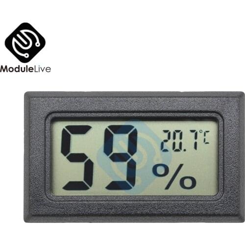5PCS Mini LCD Digital Thermometer Hygrometer Temperature Indoor Convenient Temperature Sensor Humidity Meter Gauge Instruments