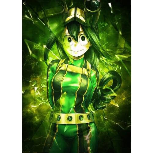 5d Diamond Painting Wall Handmade My Hero Academia Cross Stitch Japan Cartoon Picture Home Decal Full Square Drill Embroidery