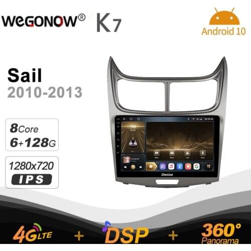 Ownice K7 Android 10.0 Car Radio 2 Din Stereo for Chevrolet Sail 2010 - 2013 4G LTE 360 2din Auto Audio System 6G+128G SPDIF