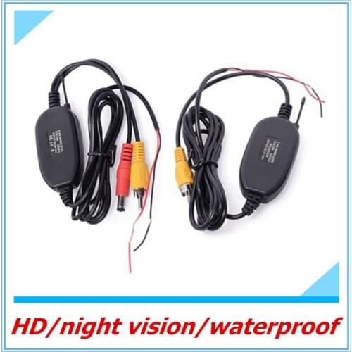 Free shipping 2.4Ghz Wireless Video Transmitter Receiver Module For Connecting Car Backup Reverse Rearview Camera and Monitor