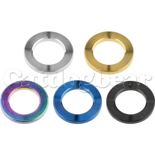 Catdogbear Titanium Washer M4 M5 M6 M8 M10 Flat Spacer Gasket for Bicycle Cycling Motorcycle Car