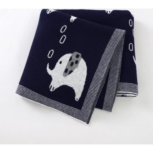 Baby Blankets Super Soft Newborn Bebes Swaddle Wrap Sleepsack for Stroller 100%Cotton Knitted Infantil Crib Outdoor Playing Mats