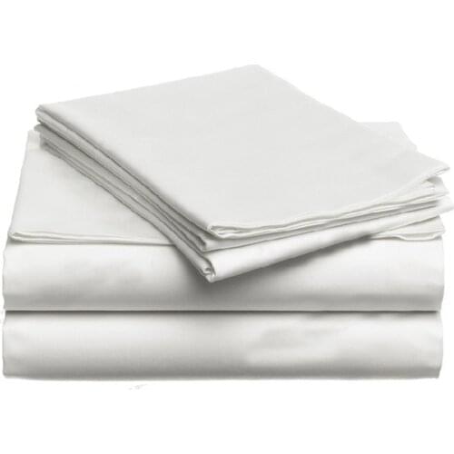 100% Egyptian Cotton Bedding set 1600 TC Switzerland King Queen size white color N pieces bedding fitted sheets customize