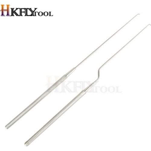 Stainless steel Ear use Hook cerumen hook/earpick Straight/Gun type hospital ENT instrument Tool