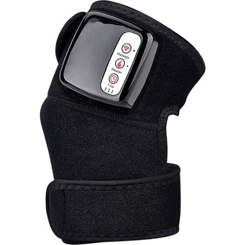 Electric Heated Knee Massager Arthritis Warm Therapy Legs Wrap Brace UK Plug