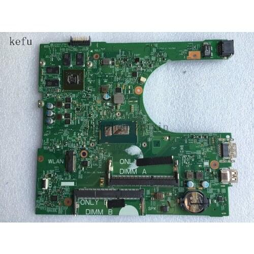 KEFU For DELL Inspiron 15 3558 Laptop motherboard I3-4005U CN-0CT7C8 0CT7C8 CT7C8 14216-1 PWB:1XVKN Mainboard with graphic