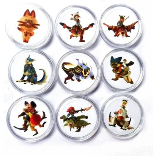 NS Switch Game Reward Card NFC Tag Monster Hunter Rise Amibo Card Resent Tiger Dragon Ailu Cat Amxxbo