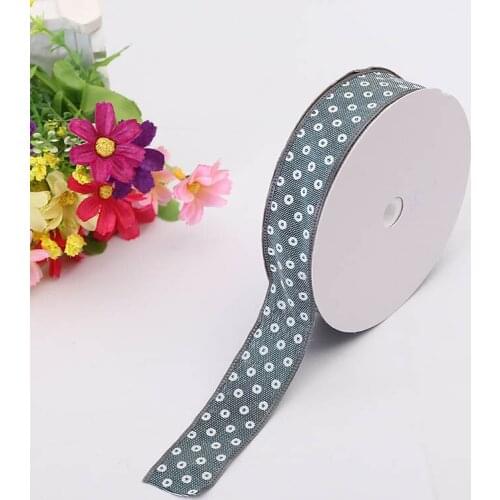 New Ribbon Multicolor Mixed Printing Gorgeous Hairpin DIY Sewing Christmas Costume Gift Wrapping Ribbon Width 2.5 CM Material