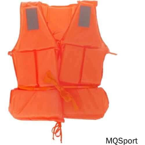 Orange Adult Foam Flotation Drifting Swimming Life Jacket Vest With adult Children Fishing life vest