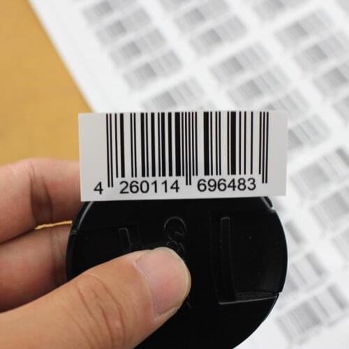 Customized A4 paper barcode sticker