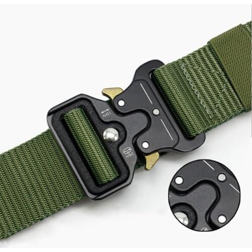 Mens Belt Army Outdoor Hunting Tactical Multi Function Combat Survival High Quality Marine Corps Canvas For Nylon Male Luxury