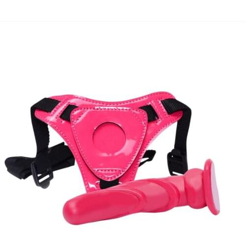 Dildo Strap-On Penis Adjustable Strapon Dildo Realistic Sex Toys For Lesbian Women Couples Suction Cup Dildo Pants S0429