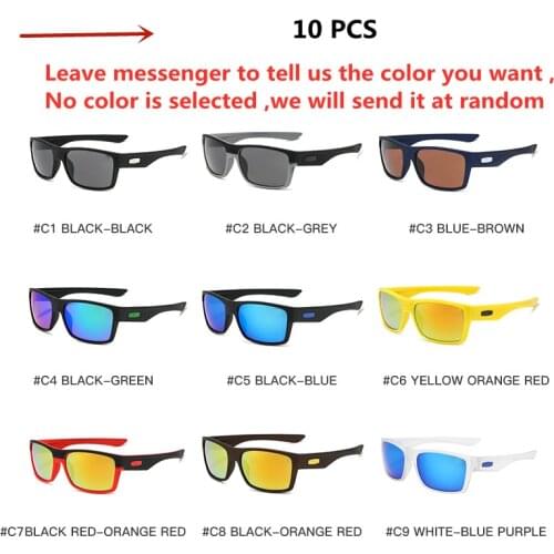 Wholesale Men sports Sunglasses Summer Beach Drive Sunglasses UV400 Women Sunglasses Dropshipping