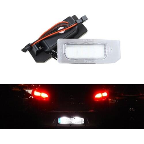 18-SMD Led Number License Plate Lights Car Tail Lamp For Mitsubishi ASX Outlander Sport 2011-2019 CANbus No Error