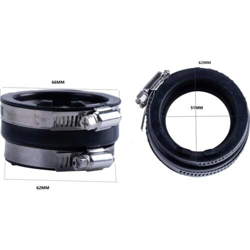 Carburetor Intake Boot Joint Clamp for 2004-2007 Rhino 660 YXR660F 4X4 ATV Accessories