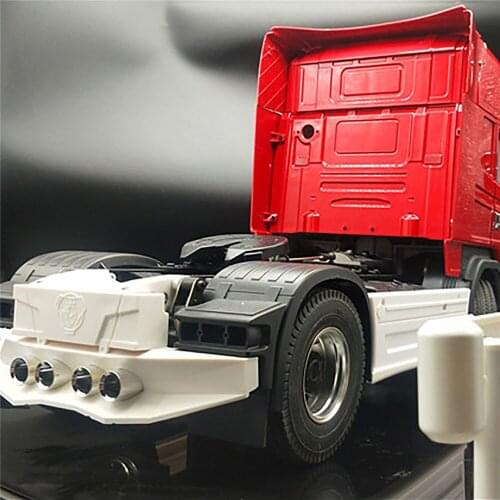 DIY Tail Beam Protection Rear Beam Spoiler for 1/14 Tamiya Scania R620 R470 R730 RC Truck Parts Accessories