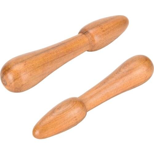 1pcs Acupuncture wooden stick natural Sandalwood wood acupuncture point massage meridiarns wool health foot care 13cm