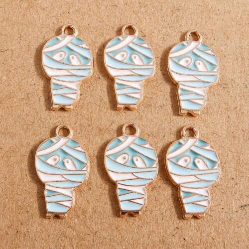 10pcs 13*22mm Alloy Enamel Injured Boy Charms Pendants for Making DIY Necklaces Earrings Bracelets DIY Crafts Jewelry Findings