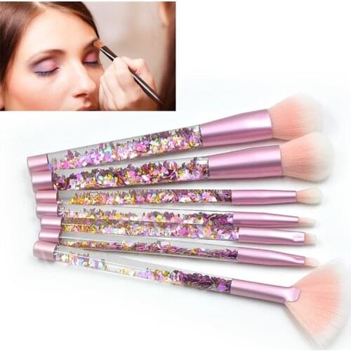 7PCS Makeup Brush Fashion Portable Cosmetic Brush Cosmetic Tool Set Professional Women Cosmetic Makeup Tools