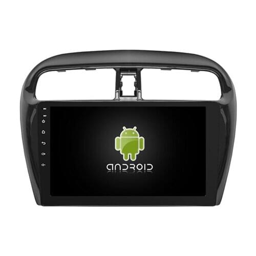 9" Android 9.0 Pie OS Car Multimedia Navigation GPS Radio for Mitsubishi Mirage 2012-2019 with Built-in Digital Signal Processor