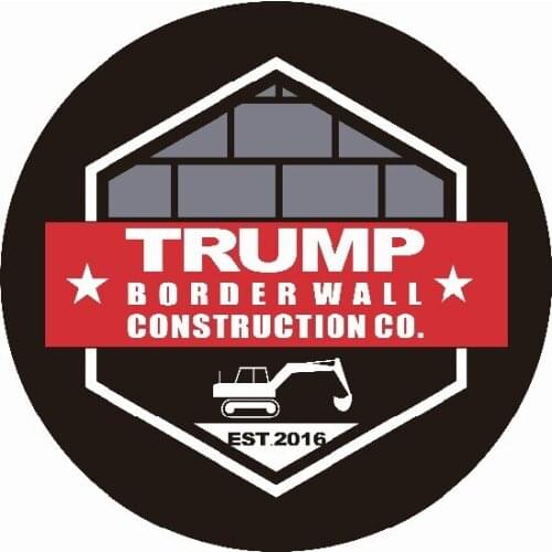 90*150cm trump border wall construction co flag