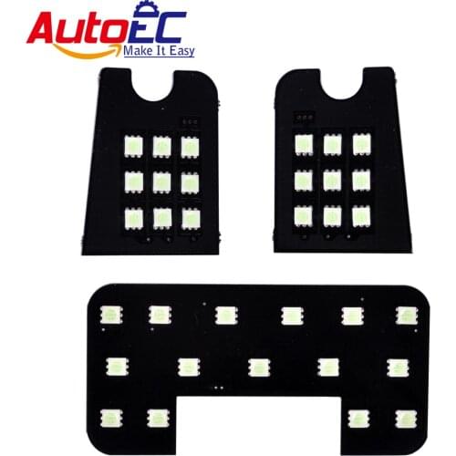 AutoEC 3pcs/Set Car LED Reading Light Fit Interior Dome Map Reading Light For Hyundai Mistra Avante #LDK49