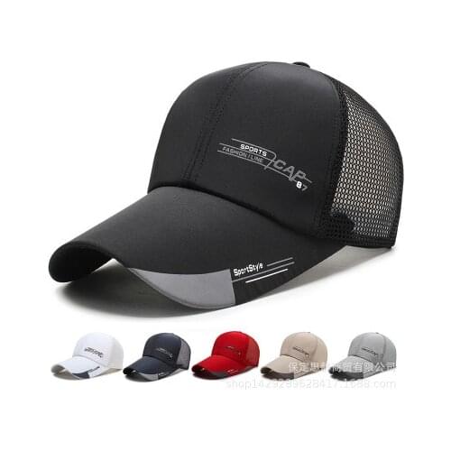 6 Colors Baseball Caps Men Womens Cap Male Snapback Hip Hop Hat Dad Hat Summer Breathable Mesh Gorras Unisex Streetwear Bone