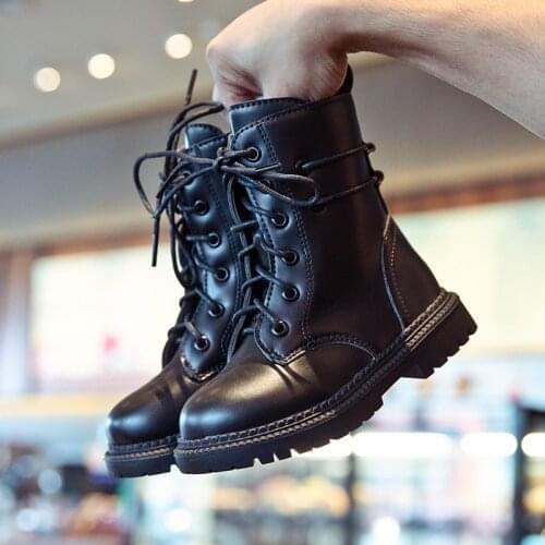 Childrens princess girls boots little girls high top shoes fall 2021 new long single boots size 26-36