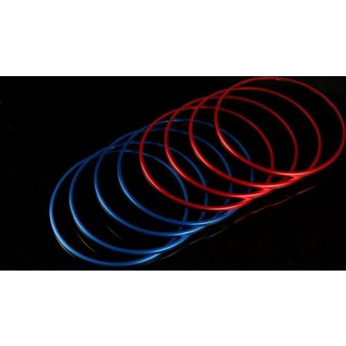 For M-ercedes B-enz New GLC260 300 200 C180L NEW C200L car Interior Refit Horn Ring Audio Decorative Circle 2 colors 4 pcs