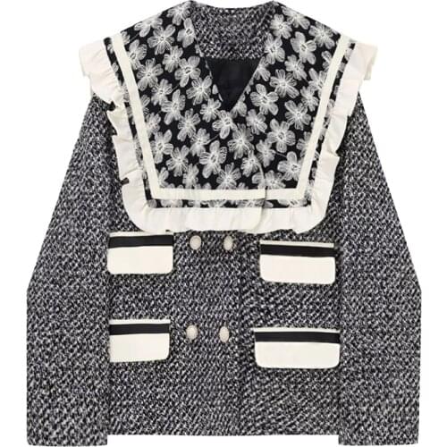 Женские синие пальто HBEN China At AliExpress