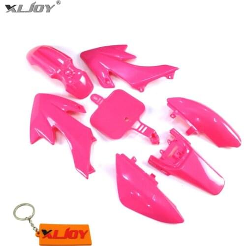 Pink Fairing Plastic Fender Body Kits For CRF50 XR50 Thumpstar SSR Pit Dirt Bike 50cc 70cc 90cc 110cc 125cc 140cc 150cc 160cc